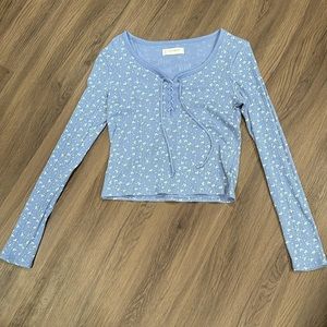 Lucky Brand Long Sleeve Top; Size Small; Color Purple